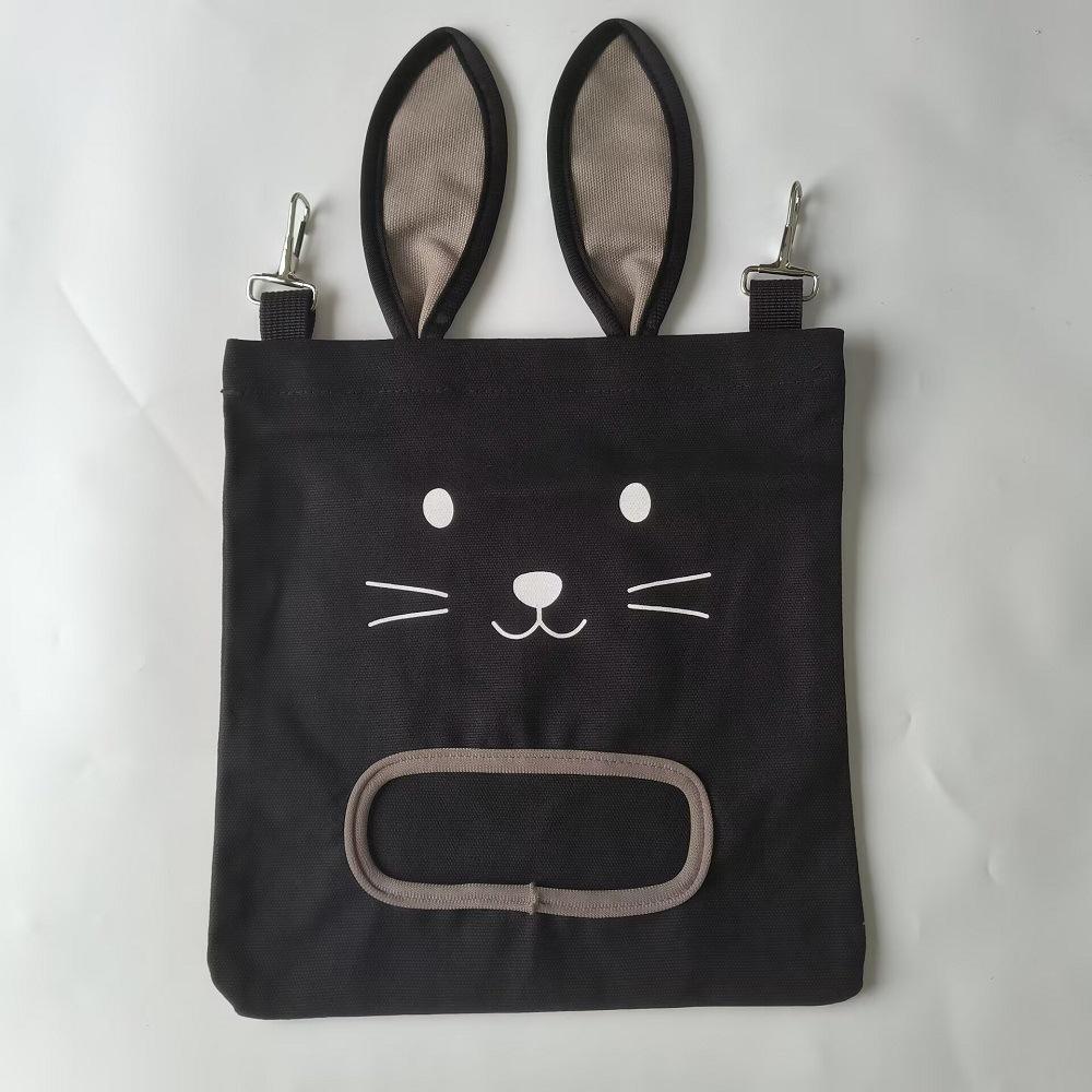 Rabbit-Shaped Hay Bag for Small Pets: Feeding Bag for Rabbits, Guinea Pigs & Hamsters