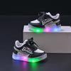 Girls' Letter-light Board Shoes Spring Soft-soled Sneakers for Kids Boys' Casual Light Shoes