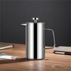 Stainless Steel French Press Long-Lasting with Plunger Compact