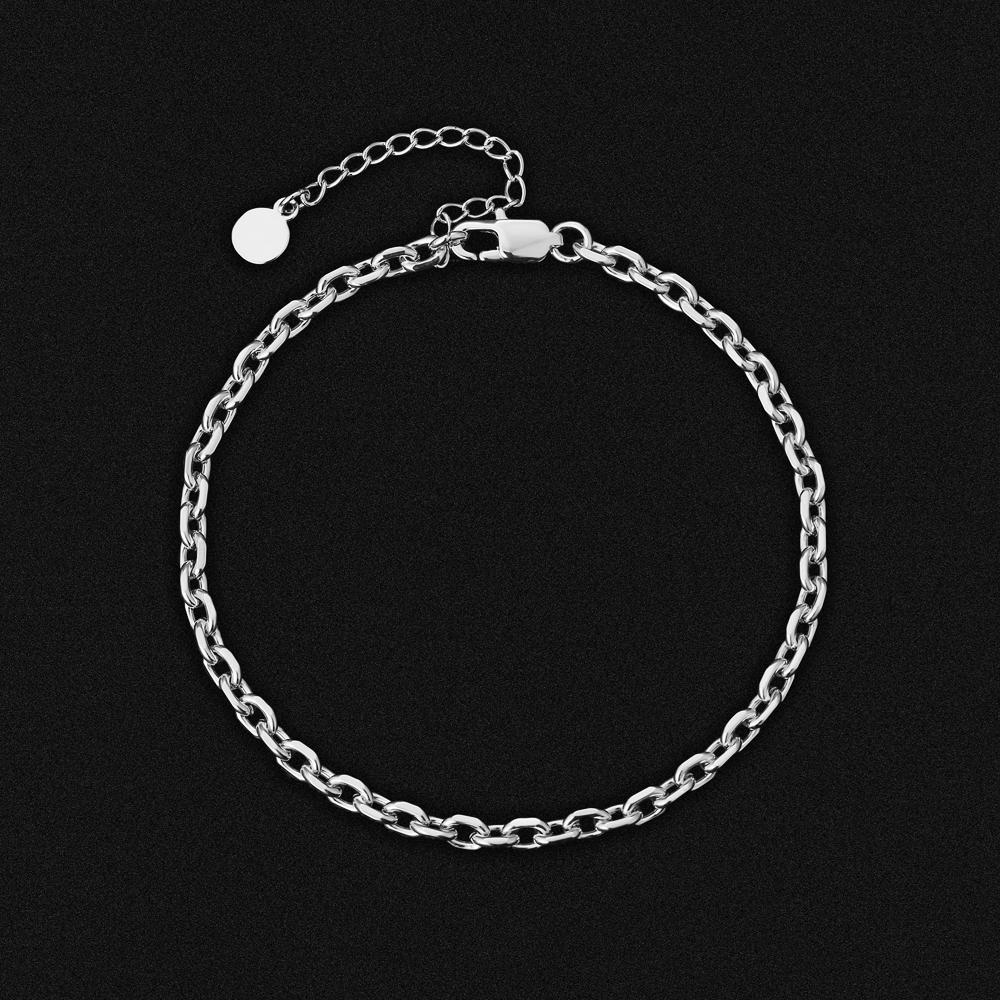KRKC Sexy Women Jewelry Heart Initial Boho Beach Ankle Bracelet Layered Foot Chain Infinity Love 14 Karat Gold Anklet Cuban Link