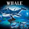 Cross Afanda Whale Building Blocks: Educational Movie-Themed Model for Kids