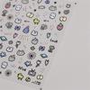 1pcs Cute Sketching Graffiti Animal Cat Dog Rabbit Bear Laser Nail Art Sticker Designs Self Adhesive Decoration Decal Acessories