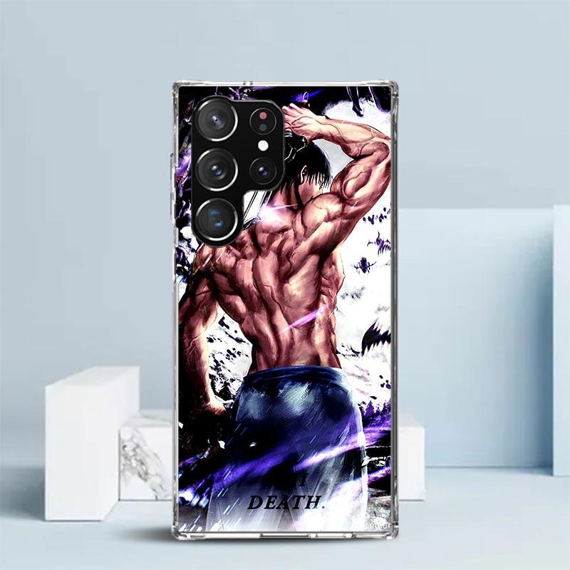 Kaisen J-Jujutsu Fushiguro Toji Phone Case For Samsung Galaxy S24 S25 Edge S26 Ultra S22 S23 Plus S21 + S20 FE Soft TPU Back Cov