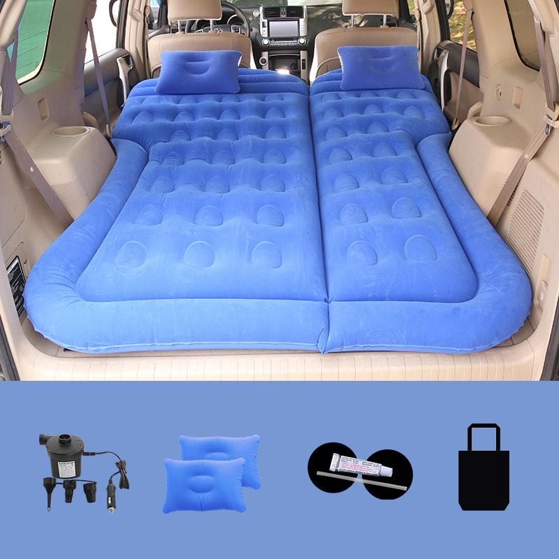Car Travel Inflatable Bed 175x130cm Auto Rear Seat Trunk Universal Mattress Air Bed Supplies For Travel Camping Family Outing