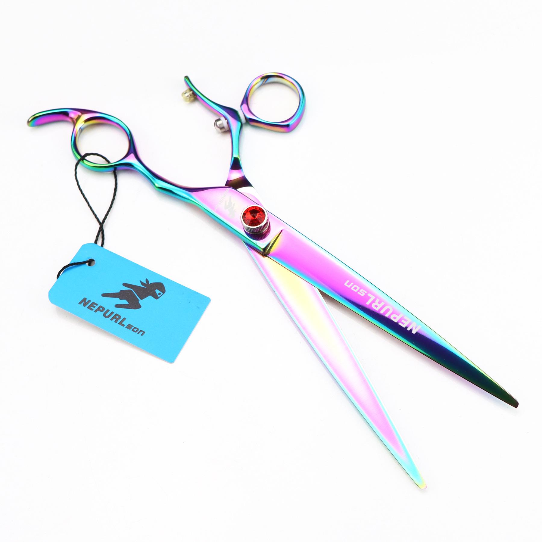 8.0  ZBC-80 High-End Pet Grooming Shears with Rotating Handle & Case