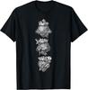 Sacred Hearts Of Jesus The Virgin Mary And Saint Joseph Cotton Tee - Made In Usa