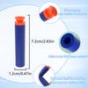 WALWAL Suction Cup Foam Bullet Refill Pack of 100 – Compatible with N-Strike, Modulus, and AccuStrike Elite Series – Safe Foam Bullets for Kids