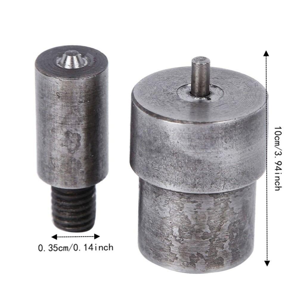 2pcs Air Pressure Buckle Grommet Die Mold Manual Installation Tool For Outdoor Gear