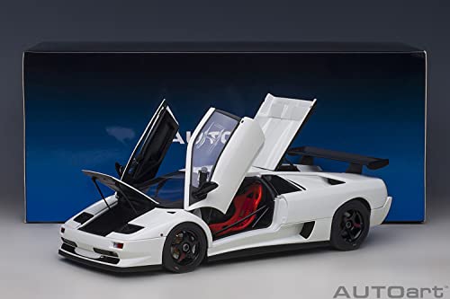 AUTOart 1/18 Scale Lamborghini Diablo SV-R IMPACT WHITE (Finished Model) 79149