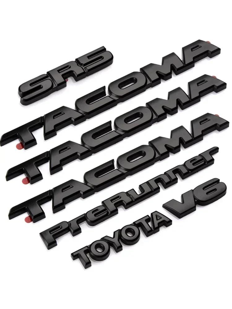 CNXU7 7pcs set For Tacoma V6 SR5 Trunk Car Door For Toyota Tailgate Decal Emblem Sticker Badge covered vehicle label 4X4 lim accessory