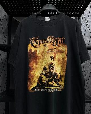 Cypress Hill Fill Death Do Us Part Černé Krátký Rukáv Unisex Tričko Přetisk Unisex Tričko