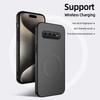 Carbon Fiber Texture Wireless Charging Magnetic Case For Samsung Galaxy S10 Plus S10Plus S10E ShockProof Phone Cover