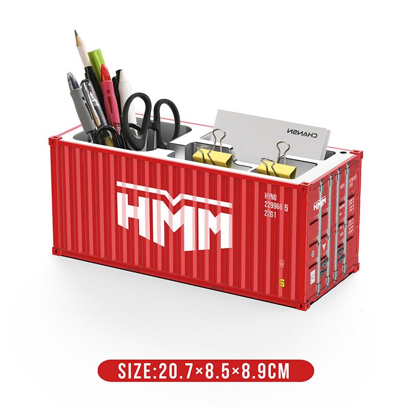 Mini 1:30 Scale Desktop Pen Holder & Business Card Storage Box with Custom Logo