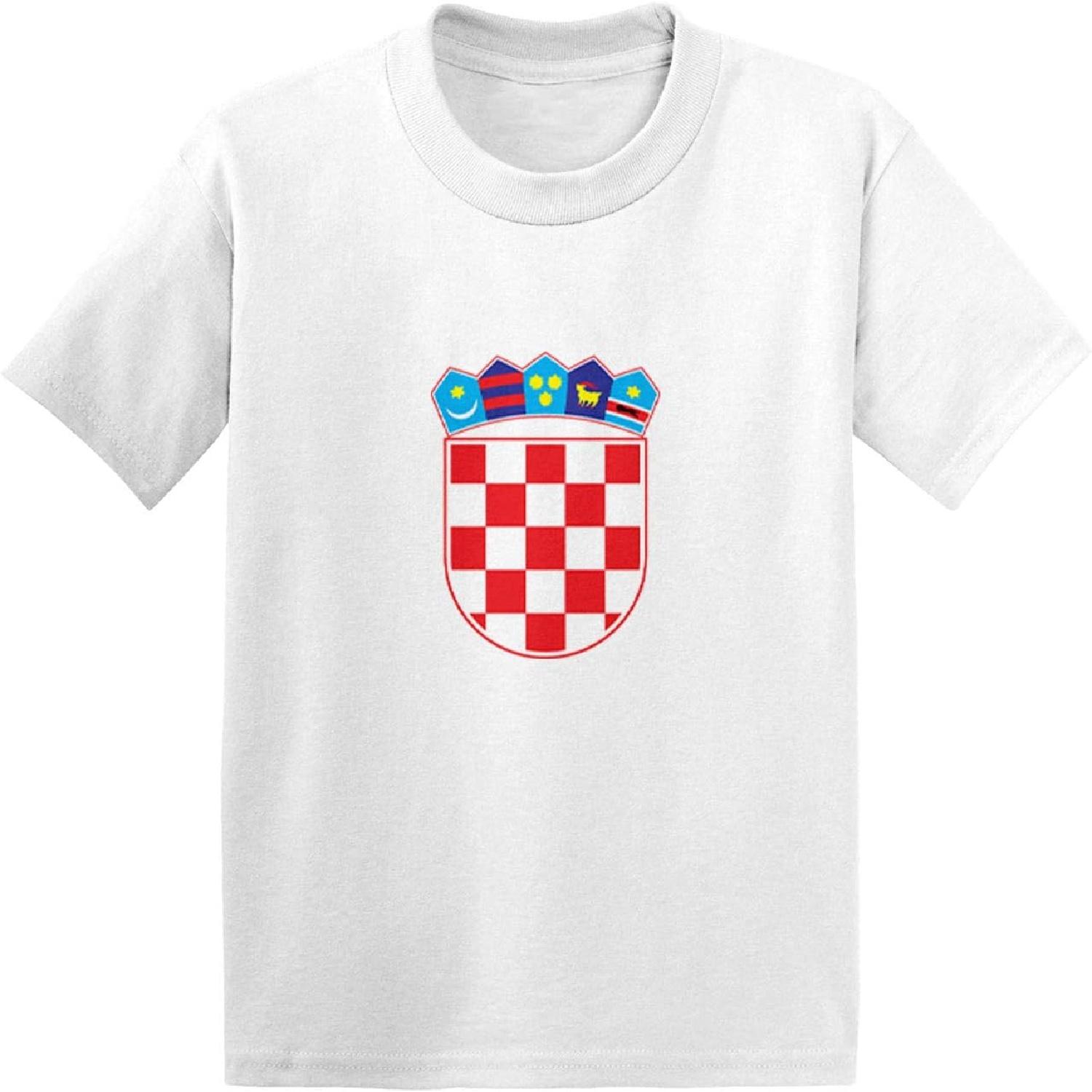 

Croatia - Soccer Crest Country Proud Infant_Toddler Cotton Jersey T-Shirt S разноцветный