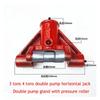 3 Tons 4 Tons Double Pump Horizontal Jack Double Pump Gland With Pressure Roller