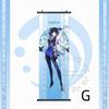 Impact Genshin Scroll Hanging Painting Anime Character Bedroom Decoration Painting Comic Exhibition Two-Dimensional Poster