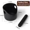 Espresso Knock Box, 4.4 Inch Coffee Knock Box Espresso Dump Bin for Coffee Grounds with Removable Knock Bar and Non-Slip Base Shock-Absorbent Durable
