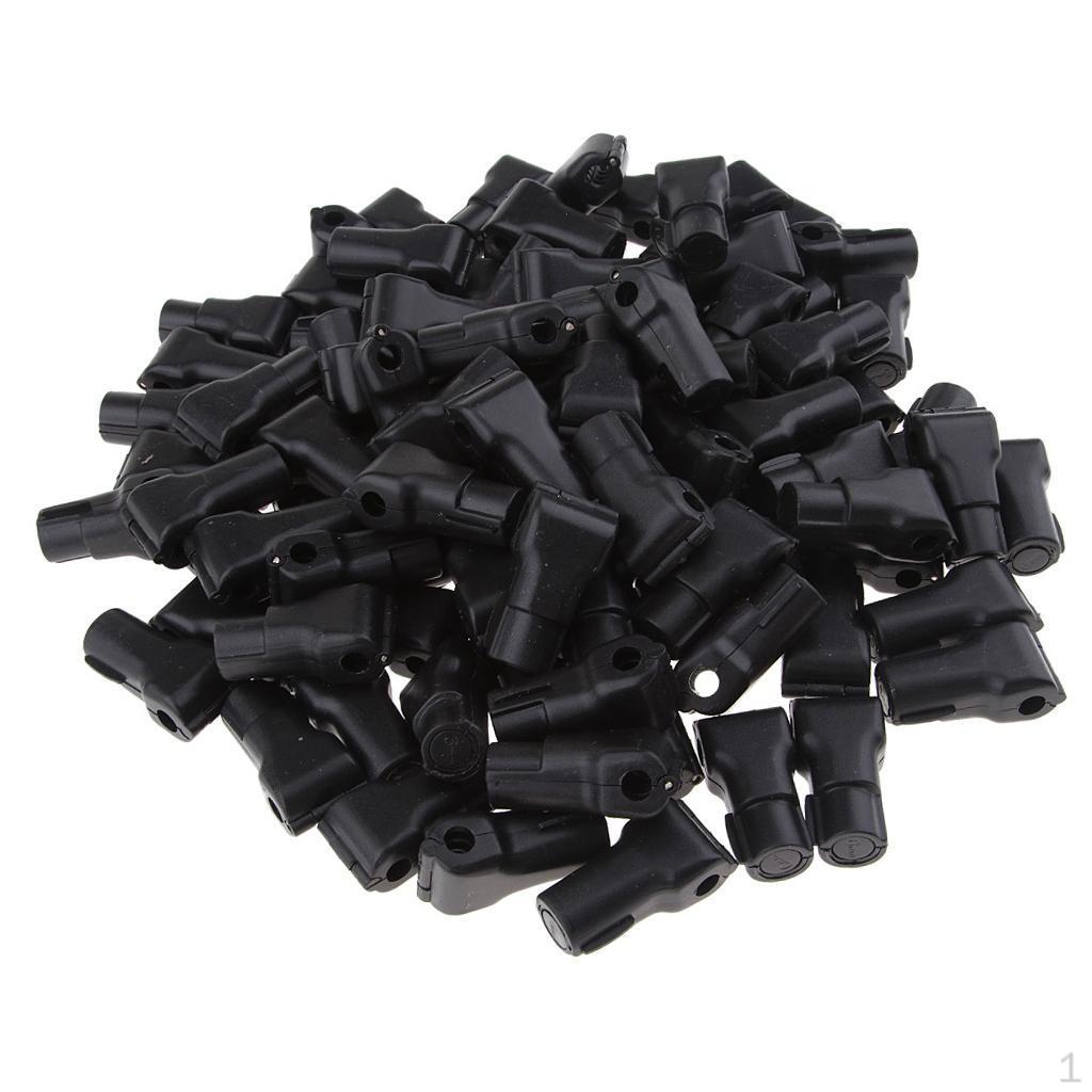 100 Hook Lock Black