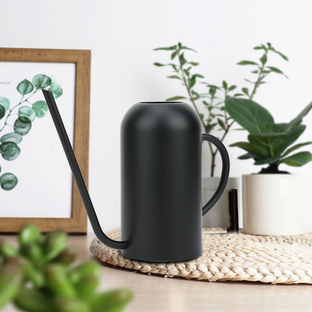 1.5L Stainless Steel Long Spout Watering Can Pot for Garden Flowers Plants Bonsai Irrigation Tool