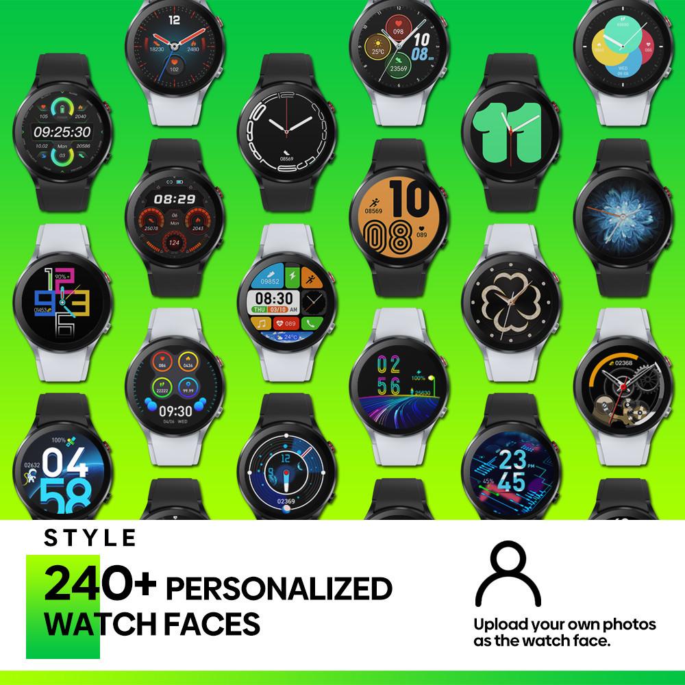 Zeblaze GTR 3 Akıllı Saat 1.32" IPS Ekran Sesli Arama 24 Saat Sağlık Monitörü 240+ Saat Yüzü 70+ Spor Modu Adam için izle