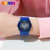 Brand Outdoor Sports Simple Student Sports Watch Fashionable Transparent Case with Women's Waterproof Electronic Watch