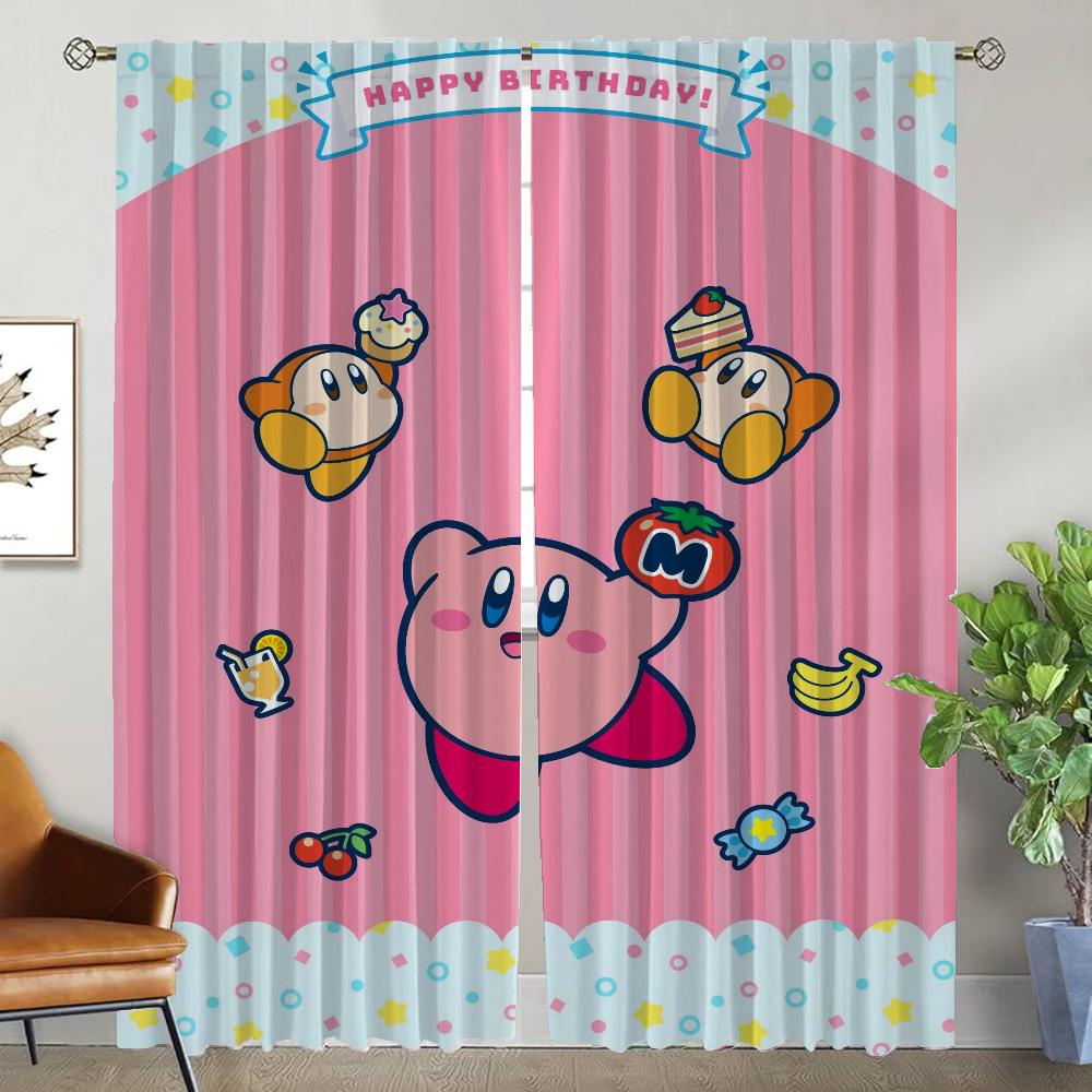 Partition K-kirbyes Elegant Room Curtains for Camera Window Curtain Home Interior Curtains 2 Pieces Shades Halloween Decoration