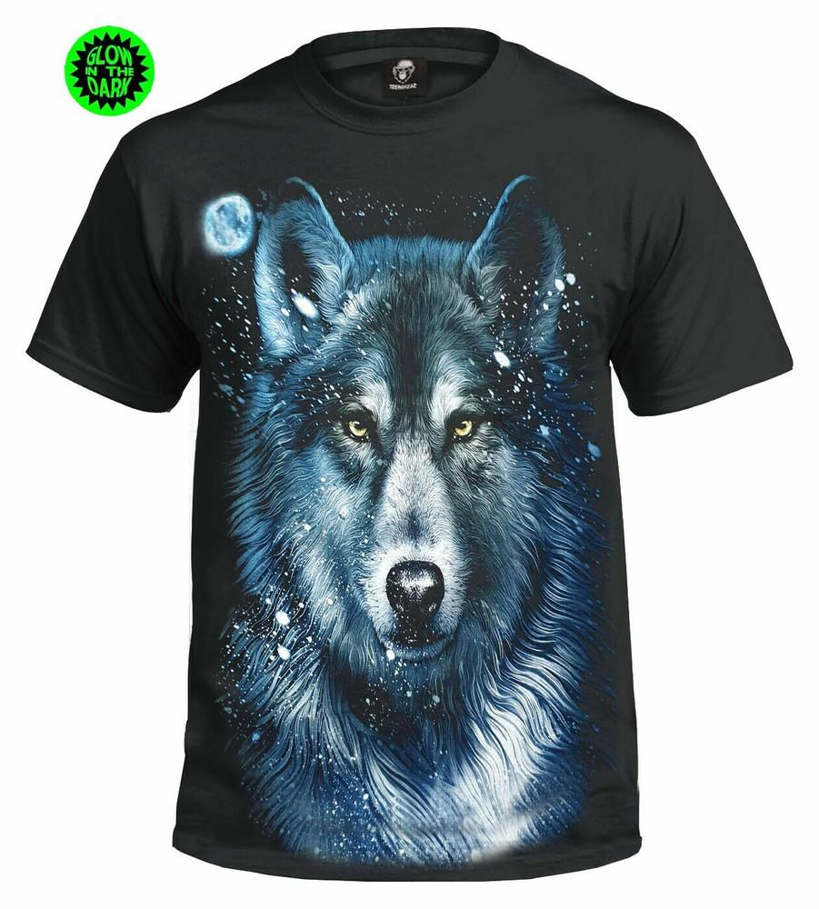 

Snow Wolf TShirt Wolves Native Leprechaun Dream Cather Biker Mens Kids Unisex T-Shirt S