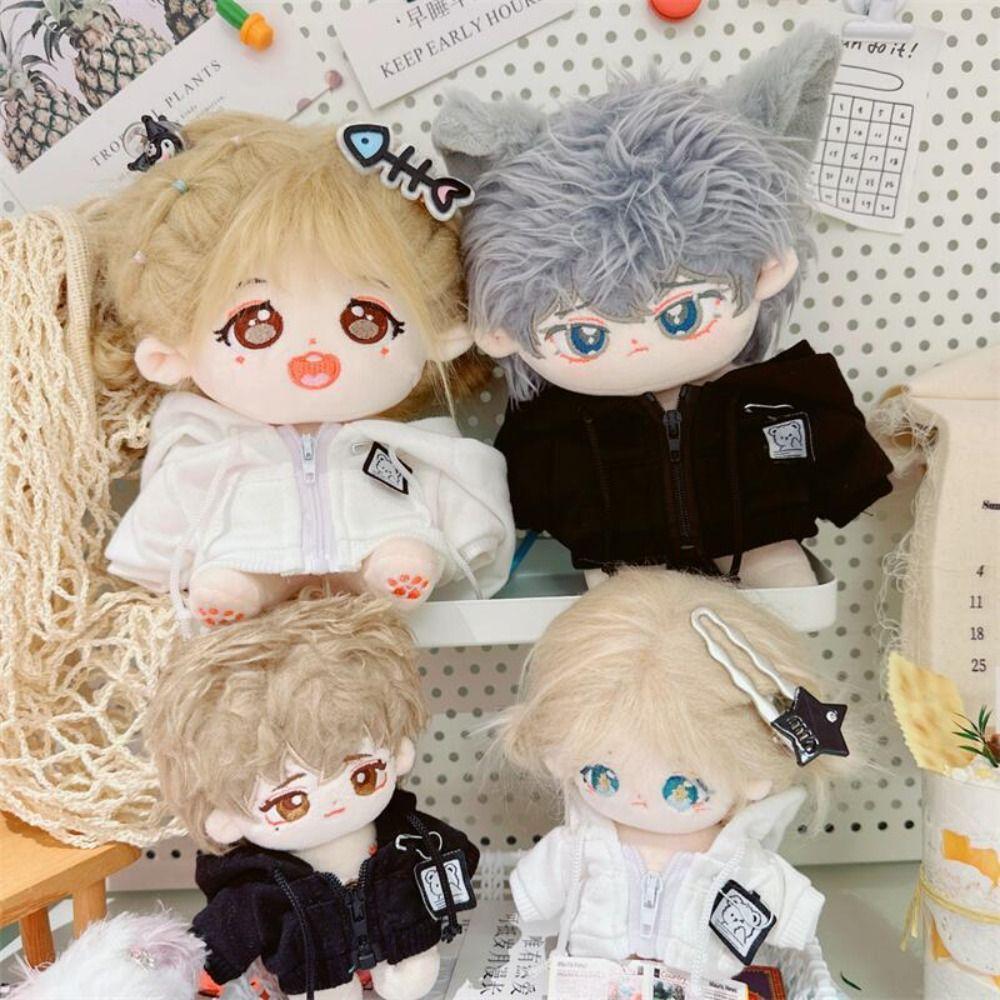 Handmade Doll Hoodies New Fashion 2 Colors Doll Sweatshirt with Hat Doll Clothes 10/20cm Cotton Dolls/1/12 BJD Dolls