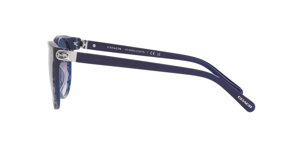 Coach Sunglasses HC8350U CD478 57088H BLUE GRADIENT SIGNATURE C 54 Women's