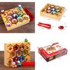 Exquisite Children's Preschool Wooden Bee Clip Out Montessori Educational Toy For Birthday Fun
