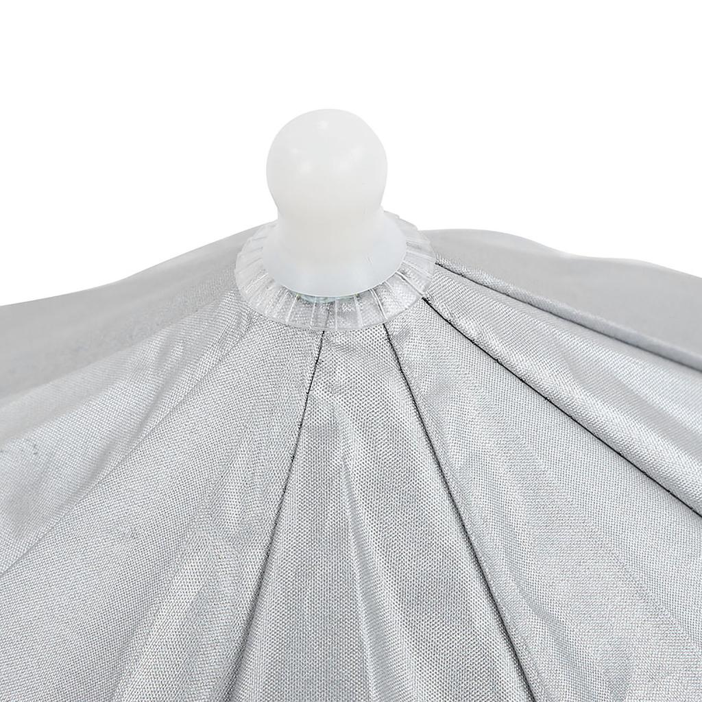 2PCS Folding Umbrella Hat Anti UV Sun Protection Outdoor Raining Tackle for Camping Hiking