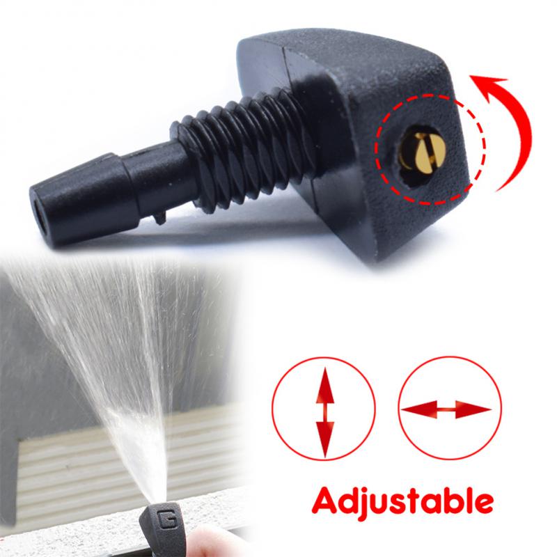 1/2/3PCS Water Nozzle Cover Adjustment Universal Fan-shaped Car Accessories Car Windshield Washer Durable Water Spray Nozzle