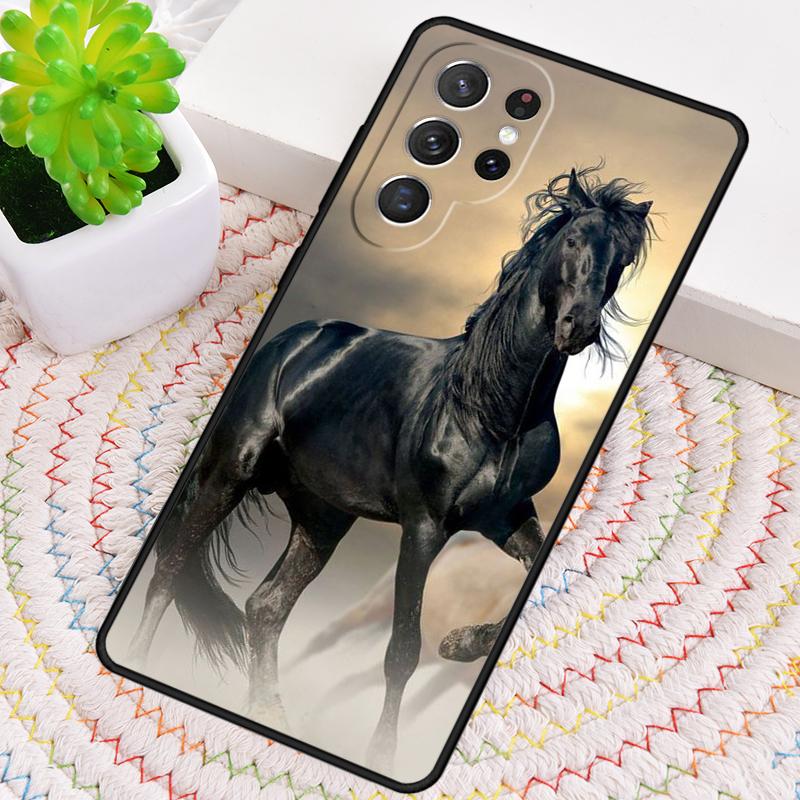 Horse Silicone Phone Case For Samsung Galaxy note 10 pro S26 S25 S24 S23 S22 S21 Plus S25Ultra Capa Cover