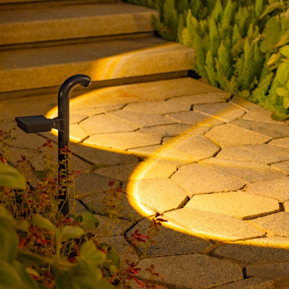 Warm White Light Solar Pathway Lights Waterproof Solar Power Solar LED Light  Lawn Decoration