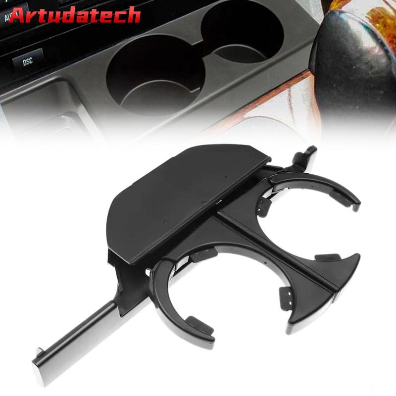 Artudatech New Black Console Front Cup Holder 51168190205 For BMW E39 525i 540i (LHD)