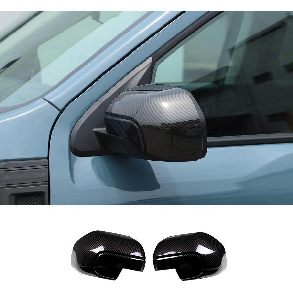 Car External Rearview Mirror Cover Cap TrimCompatible with Ford Maverick 2022-2024 Door External Side Rearview Mirror Protection Cover Moulding