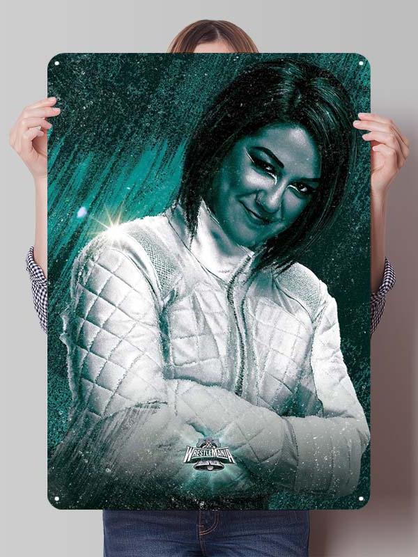 Bayley Alexa Bliss Metal Signs Wrestler Posters Room Decor Items Aesthetic Decoration Living Room Vintage Metal Plate Wall Art