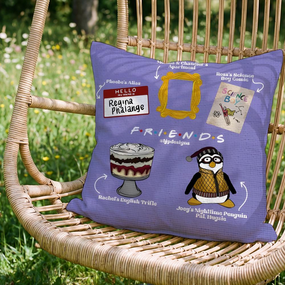 Hot FFriendser Cushion Cover Versatile DoubleSided Pillow Case Fit for Sofa Bed Car Daily Decor