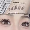 Yue Jiao Niang Sunflower Fox Series Natural Black Stem Eyelashes: Thick & Thin Beginner-Friendly Photogenic Lashes