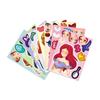 8 Styles/bag Princess Face Swap Set Stickers Cartoon Cute Children Baby Puzzle DIY Early Education Puzzle Stickers