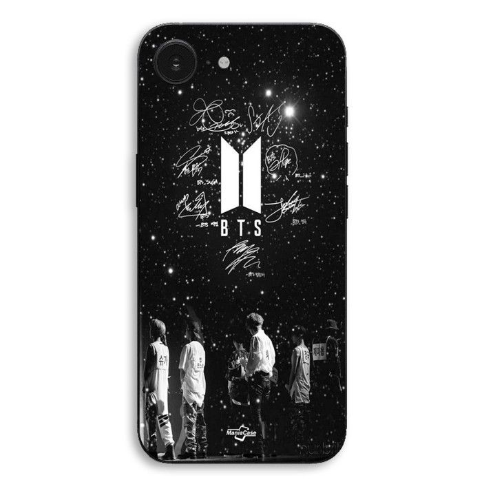 Hülle Für iPhone 17e Bts Signatur Sternennacht Maniacase schwarz