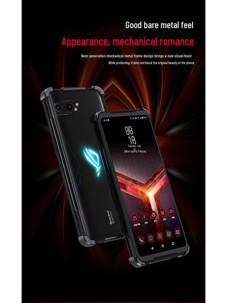 Husă cu cadru metalic pentru Asus ROG Phone 9 Pro și Zenfone 12 - Design personalizat și fără margini