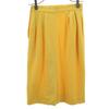Yves Saint Laurent 90s Old Mimole Length Tight Skirt 36 Yellow Women Used