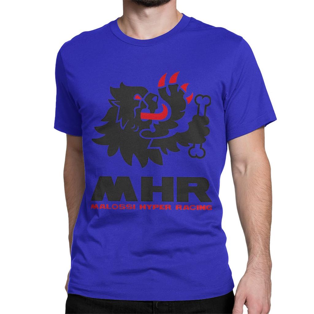 Herren Damen T-Shirts Italien Motorradrennen MHR Erstaunliche Baumwoll-T-Shirts Kurzarm Malossi T-Shirts Rundhals Grafikdruck