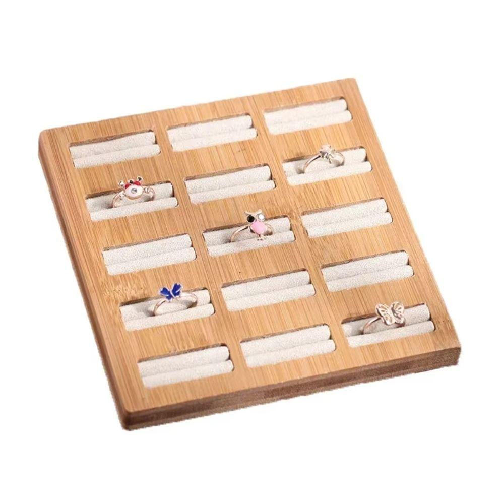15 Grids Ring Storage Tray Exquisite Design Jewelry Earrings Organizer Jewelry Accessories