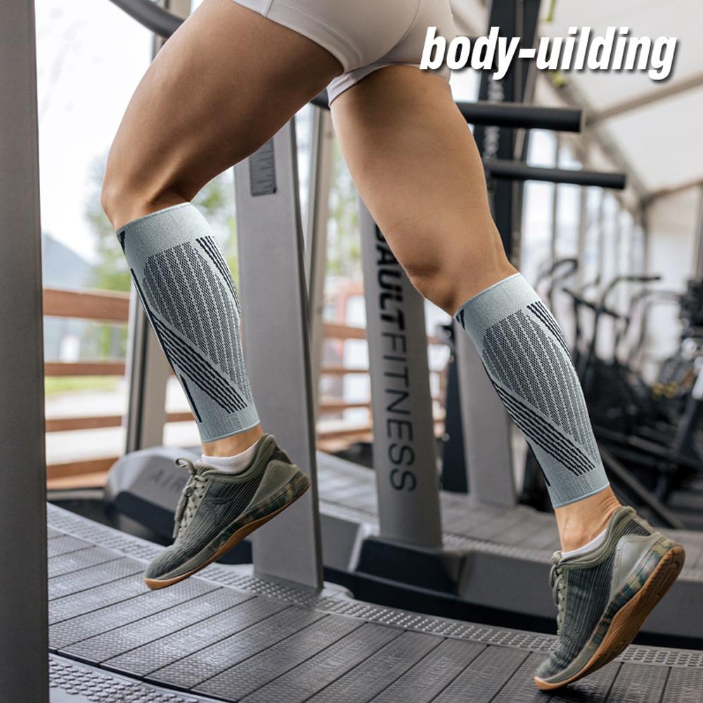 Unisex Calf Compression Sleeves 1Pair For Sports And Fitness Footless Leg Support Socks Muscle Recovery