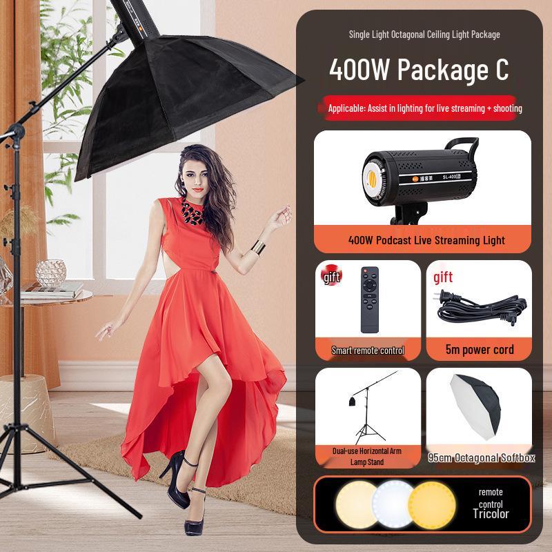 Yingbang 400W LED-Fülllicht für Live-Übertragungen und Beauty-Fotografie
