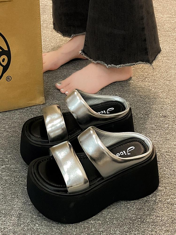 High-Heeled Thick-Soled Sandals for Petite Women, 2026 Trend, Perfect with Skirts, Summer Outdoor Beach Fashion