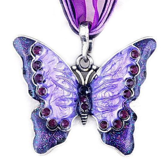 Colier cu pandantiv cu strasuri, email, pentru petrecere, cadou pentru femei