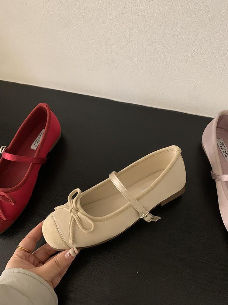 Francuskie delikatne kokardki buty Mary Jane damskie buty wewnętrzne zwiększenie wysokości wczesna wiosna nowe baletki ze spódniczką pojedyncze buty